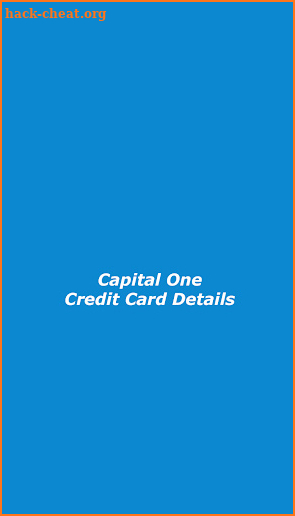Capital One Credit Card Detail screenshot