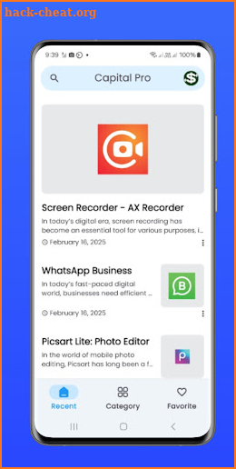 Capital Pro screenshot