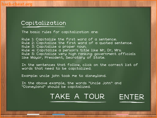 Capitalization For Kids screenshot