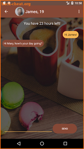 Cappuccino Chat screenshot
