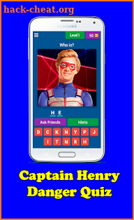 Captain Henry Danger Quiz screenshot