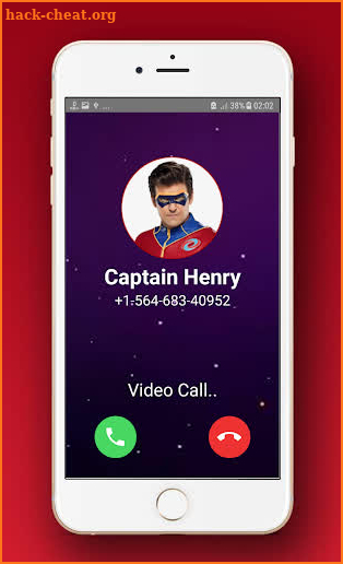 Captain Henry Danger Video Call & Chat simulator screenshot