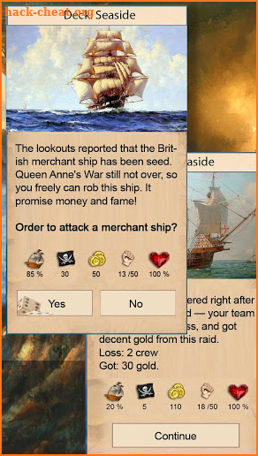 Captain's Choice: text quest screenshot