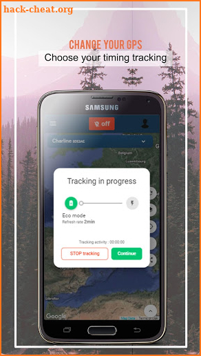 Capturs : live GPS tracking for outdoor sports screenshot