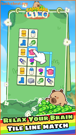 Capybara Line：puzzle game screenshot