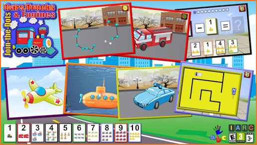 Car and truck dot puzzles screenshot