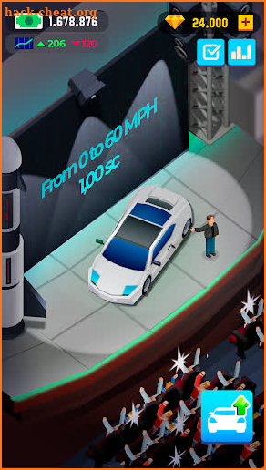 Car business tycoon screenshot