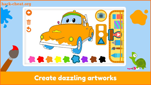 Car City Coloring Book - Kids draw, paint & doodle screenshot
