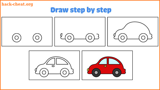Car coloring : kids doodle drawing games for kids screenshot