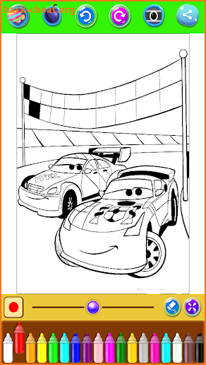 🏎  Car Coloring Pages For Mcqueen - cmz lightning screenshot