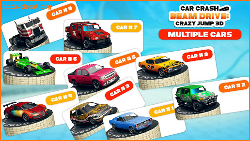 Car Crash Beam Drive: Crazy Jump 3D screenshot