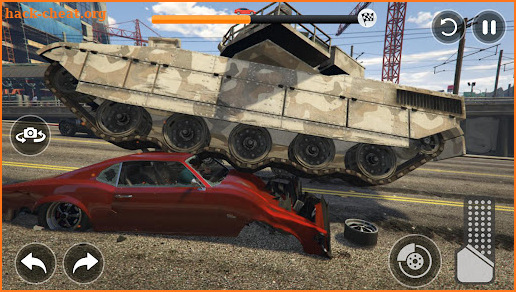 Car Crash Beamng Test Accident screenshot