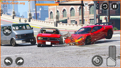 Car Crash Beamng Test Accident screenshot