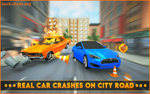 Car Crash Simulator : Model S Beamng Accidents Sim screenshot