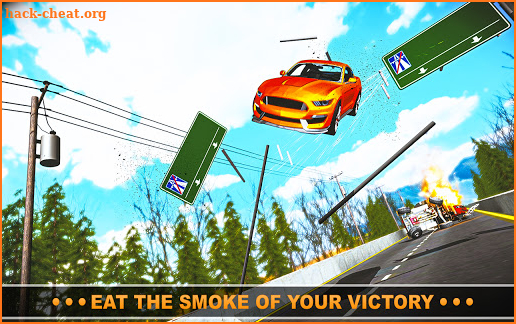 Car Crash Simulator :Mustang GT500 Beamng Accident screenshot