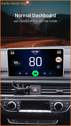 Car Dashboard Speedometer HUD screenshot