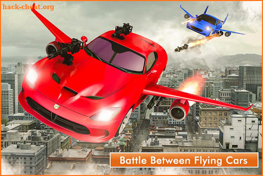 Car Flying Shooting: New Flying Car Simulator 2019 screenshot