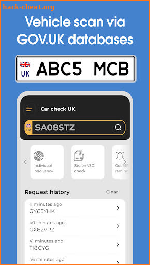Car History Check－VIN scanner screenshot