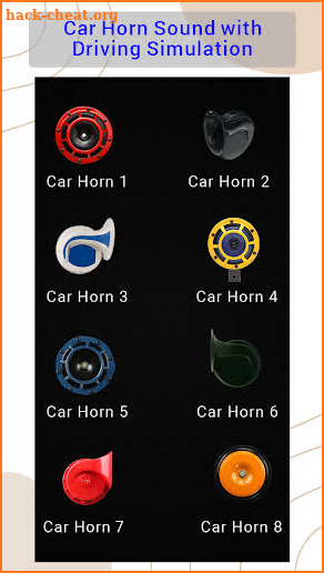 Car Horn Sound Simulator & Ringtones screenshot