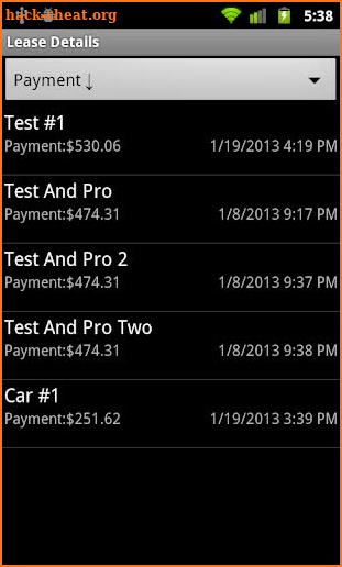 Car Lease Calculator screenshot
