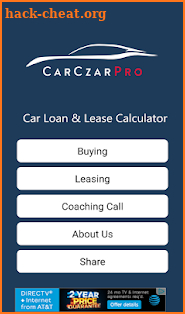 Car Loan & Lease Calculator screenshot