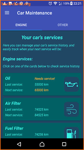 Car Maintenance screenshot