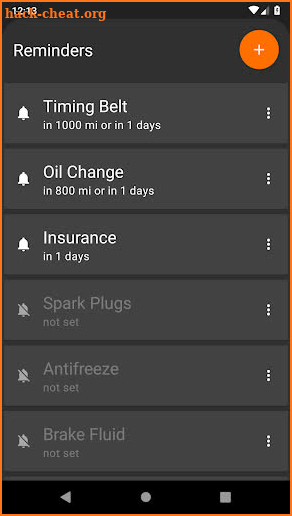 🔔 Car Maintenance Schedule App screenshot