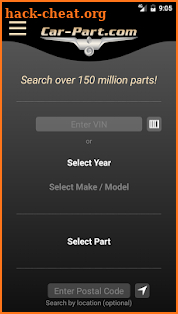 Car-Part.com Used Auto Parts screenshot