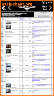 Car-Part.com Used Auto Parts screenshot