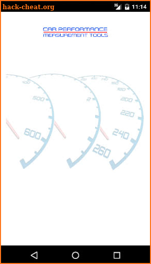 Car Performance Measurement screenshot