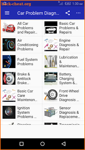 CAR PROBLEMS & REPAIR SOLUTIONS screenshot