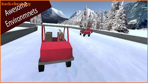 Car Race 3D Santa Christmas screenshot