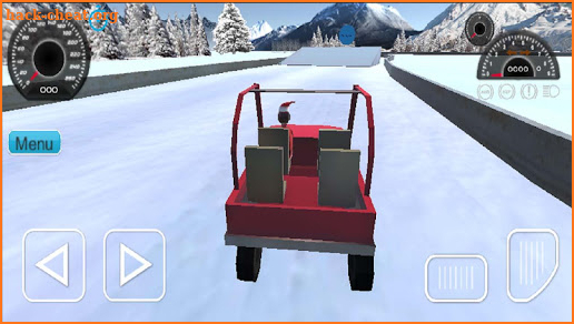 Car Race 3D Santa Christmas screenshot