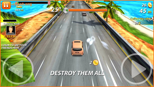 Car Racers On Highway screenshot