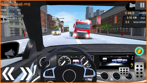 Car racing driving simulator 2021 highway traffic screenshot
