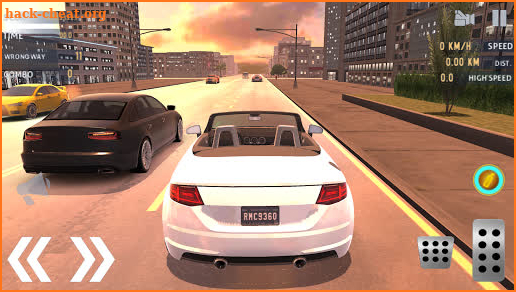 Car racing driving simulator 2021 highway traffic screenshot