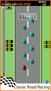 Car Racing-Road Fighter-The classic childhood game screenshot