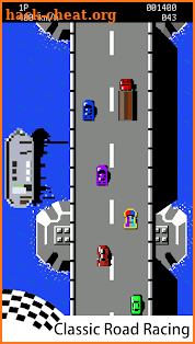Car Racing-Road Fighter-The classic childhood game screenshot