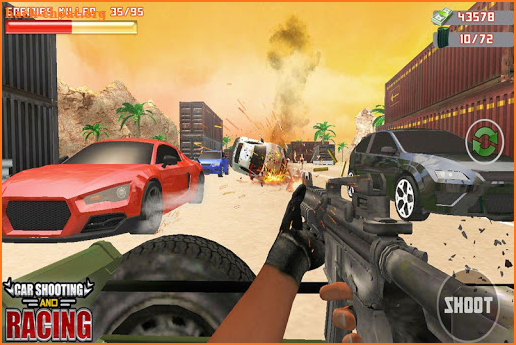 Car Racing Sniper Vs Thieves - Shooting Race games screenshot