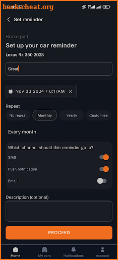 Car Reminder Nigeria screenshot