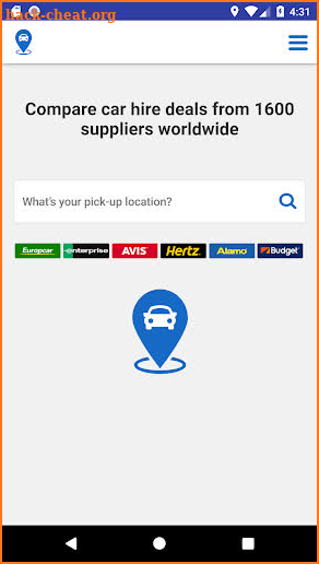 Car Rental USA. Rent a Car in US screenshot