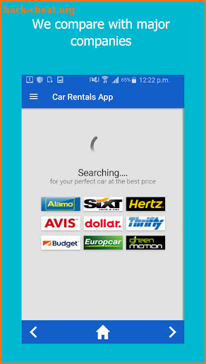 Car Rentals App screenshot