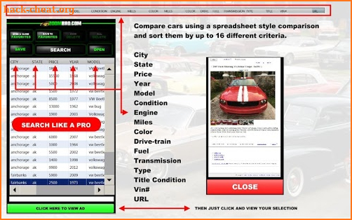 Car Search For Craigslist CL screenshot