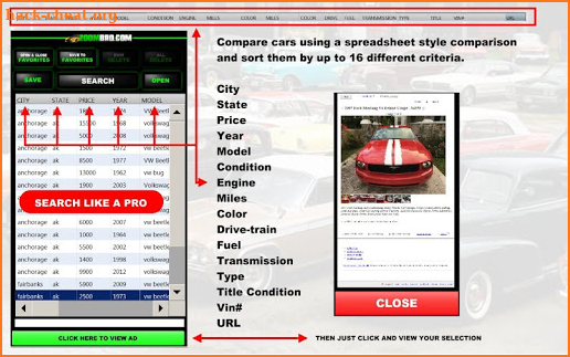 Car Search For Craigslist CL Free screenshot