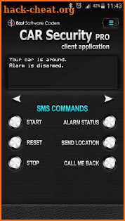 Car Security Alarm Pro Client screenshot