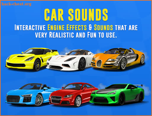 Car Sound Effects with Gas Pedal & Speedometer screenshot