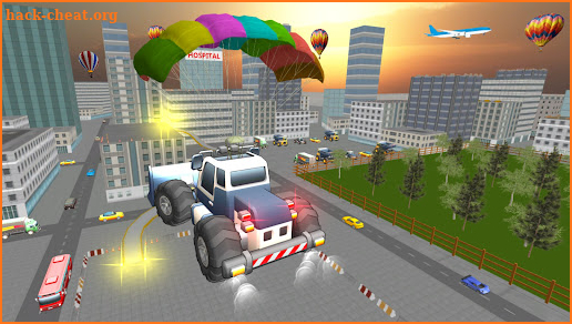 Car Stunts Imp: Mega roof ramp screenshot