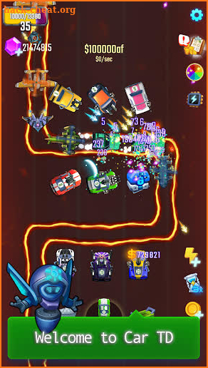 Car TD: Infinite Tower Defense screenshot