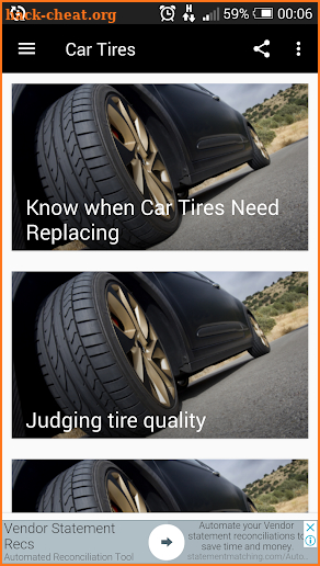 Car Tires screenshot