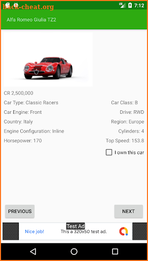 Car Tracker for Forza Horizon 4 screenshot